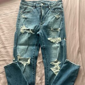 American Eagle Super High Rise Next Level Stretch Jegging size 6